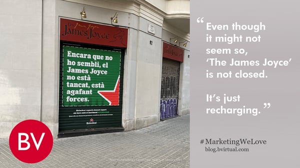 Personalisation that impacts people is always relevant, timely and sincere · #MarketingWeLove · Barcelona Virtual