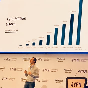Photo: #4YFN19 Maximilian Tayenthal, founder of N26, talks about the mobile-first bank's rapid growth