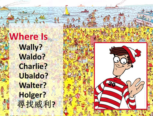 Finding your most profitable customer is often just like "Looking for Waldo". Copyright Martin Handford.