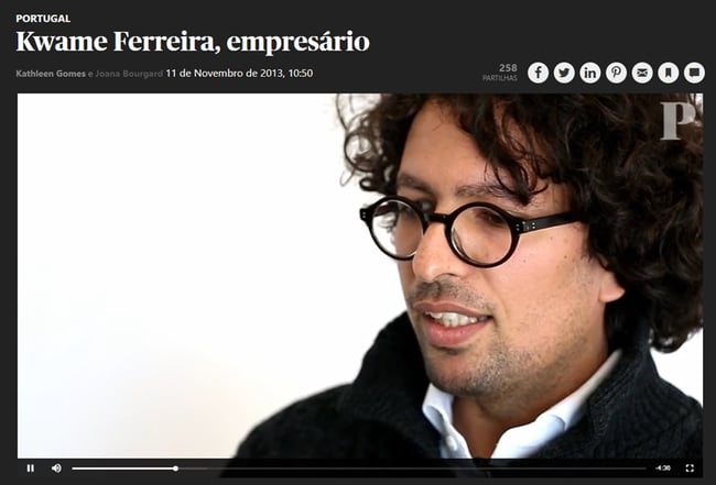 Publico PT - Entrevista Kwame Ferreira 2013