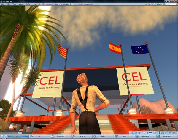 The CEL - The Barcelona Virtual Center for E-Learning in Second Life